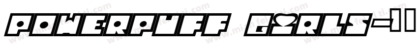 powerpuff girls字体转换